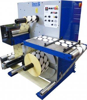 Daco 'SR' Inspection / Slitter Rewinder for the rewinding of self adhesive labels