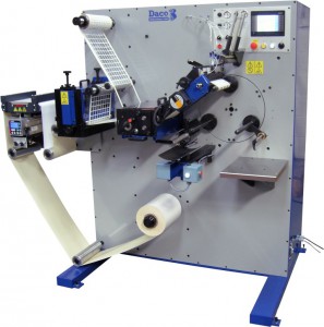Daco PLD250 Rotary Die Cutter with Semi-Automatic Turret Rewinding