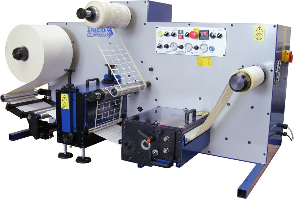 Daco DTD250 Table Top Rotary Die Cutter for blank label production